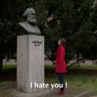 Rainer Ganahl, still from I Hate Karl Marx, video, 2010