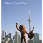 Jeff Thomas, <em> Welcome to Tkaronto, Ontario, from the series Postcards for Indians,</em> 2014
